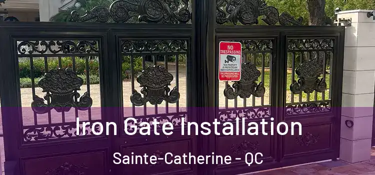 Iron Gate Installation Sainte-Catherine - QC