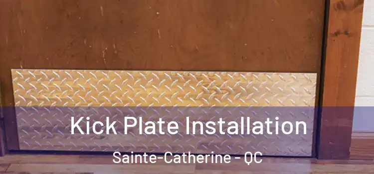 Kick Plate Installation Sainte-Catherine - QC